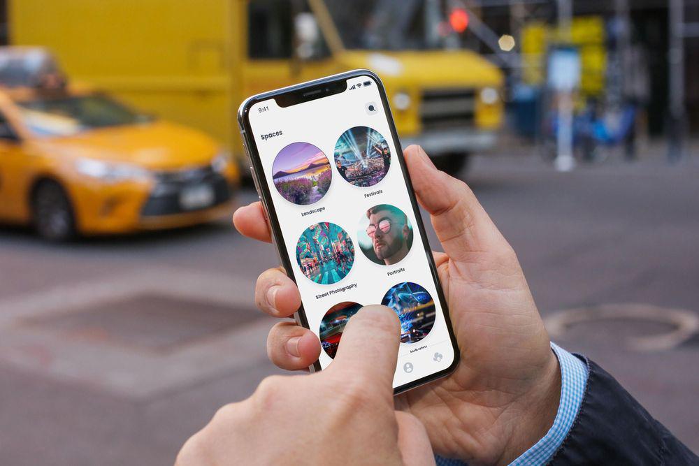 snaatch auf dem Mobiltelefon