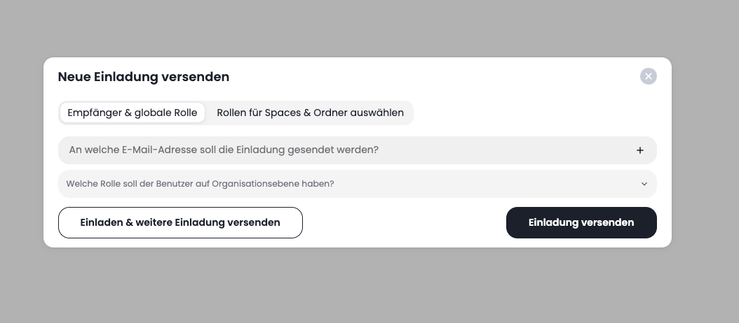 Rechtemanagement in snaatch